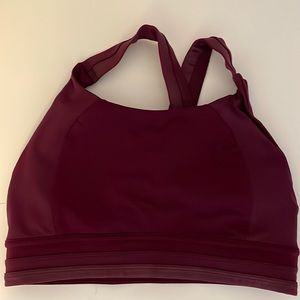 Lululemon high neck sports bra